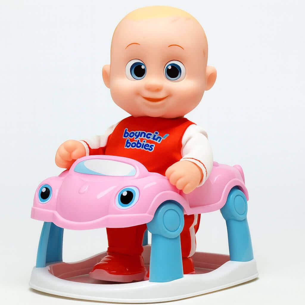 Інтерактивний пупс Bouncin Babies Baniel 16 см з ходунками — лялька, що ходить і сміється, арт. 801001, фото 1