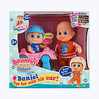 Інтерактивний пупс Bouncin Babies Baniel 16 см з ходунками — лялька, що ходить і сміється, арт. 801001, фото 8