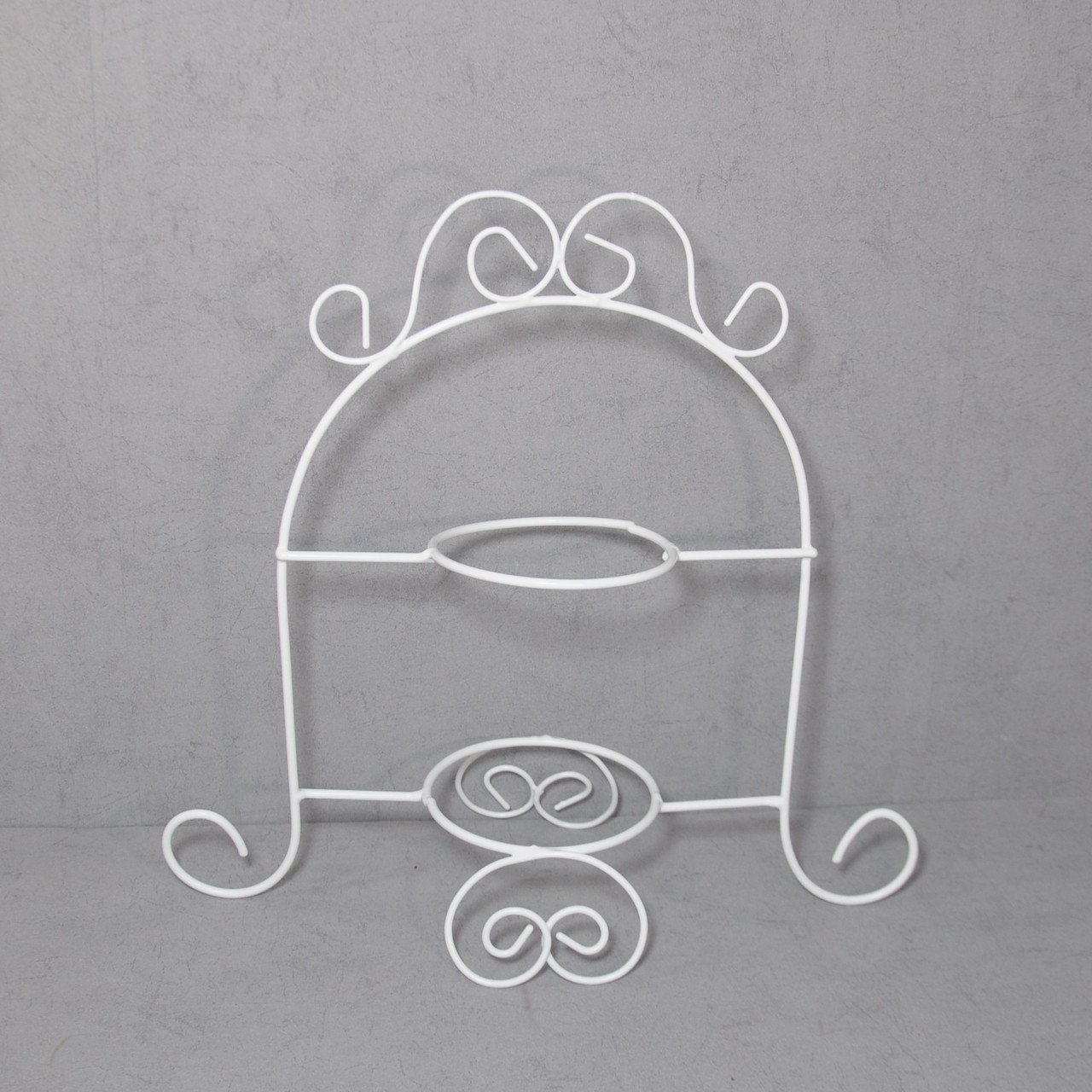 Підставка під блюдо DecorArt "Подвійна" 30x20 см білий