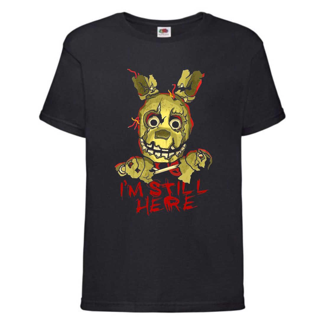 Футболка ФНАФ 5 ночей з Фредді (FNAF Five Nights at Freddy's 004), чорна 104-116-128-140-152-164 розміри, фото 1