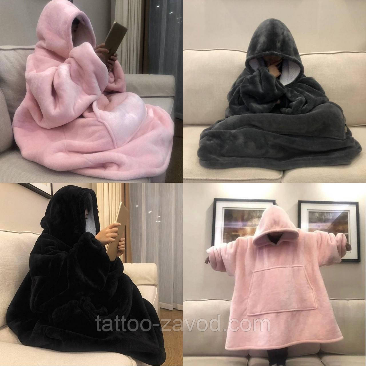 Плед ковдра оверсайз 42-50, фото 1