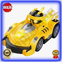 TОП Машинка радіокерована Super Air Max Bumper Car жовта для дітей з ефектом викиду водія ігрова іграшк TOP100