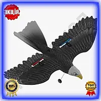TОП Літак-птах на радіокеруванні Air Max SCHE чорний орнітоптер для дітей та дорослих з гіроскопом та L TOP100