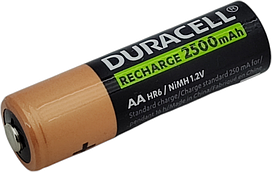 Аккумулятор Duracell Recharge 1.2V 2500 mA/h NiMH AA/HR6
