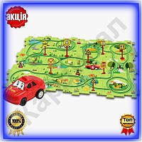 TОП Розвиваюча іграшка-пазл SHT Air Max 1103B для дітей 3+ з машинкою навчальна гра для розвитку логіки TOP100