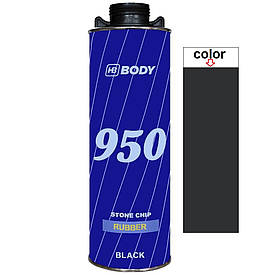 Чорне антигравійне покриття Гравітекс Body 950 Black 1л