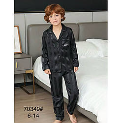 Шовкова піжама для підлітків "Фабричний Китай" Розміри: 6,8,10,12,14 років (49467)