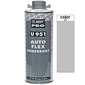 Сіре антигравійне покриття з герметиком Гравітекс Body U951 Grey 1л