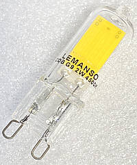 Лампа LEMANSO LM3024 G9 2 Вт 230 Лм 230 В прозора