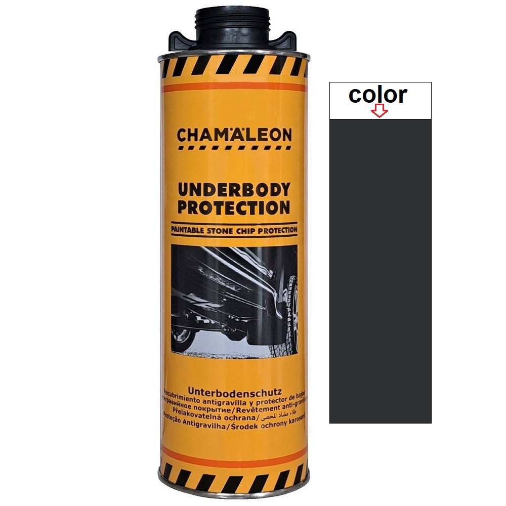 Чорне антигравійне покриття Гравітекс Chameleon Under Body Protection Black 1кг