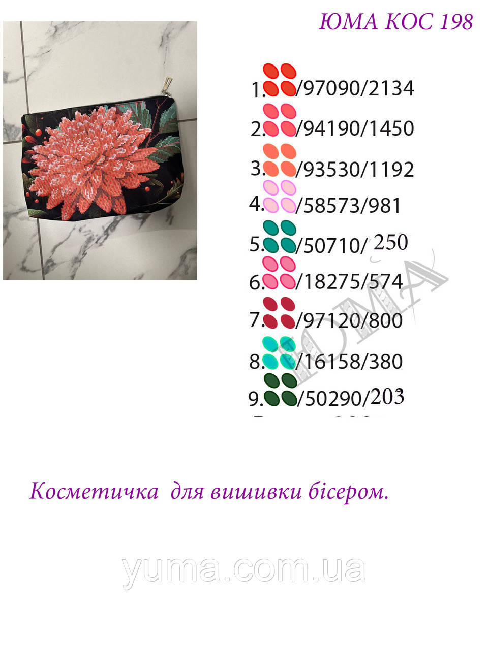 Косметика для вишивання бісером, фото 1