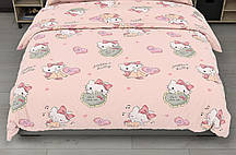 Комплект в маленьке дитяче ліжечко (колисочку), принт: Кітті