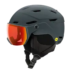 Шолом гірськолижний з візором Smith Survey MIPS Matte Slate Chromapop Everyday Red Large (59-63см)