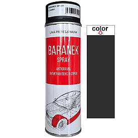 Чорне антигравійне покриття у спреї Гравітекс Moto-Gama Baranek 500мл