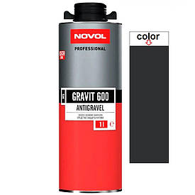 Чорне антигравійне покриття Гравітекс Novol Gravit 600 MS 1л