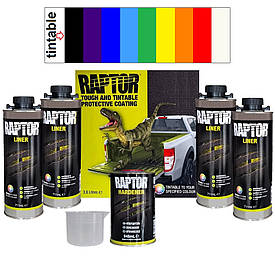 Коліруєме 2K антигравійне покриття Раптор U-Pol Raptor 3:1 Tintable 2844+948мл