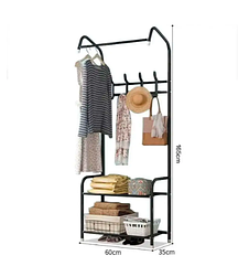 Вішалка підлогова з полицями на 2 яруси (RD-1803)