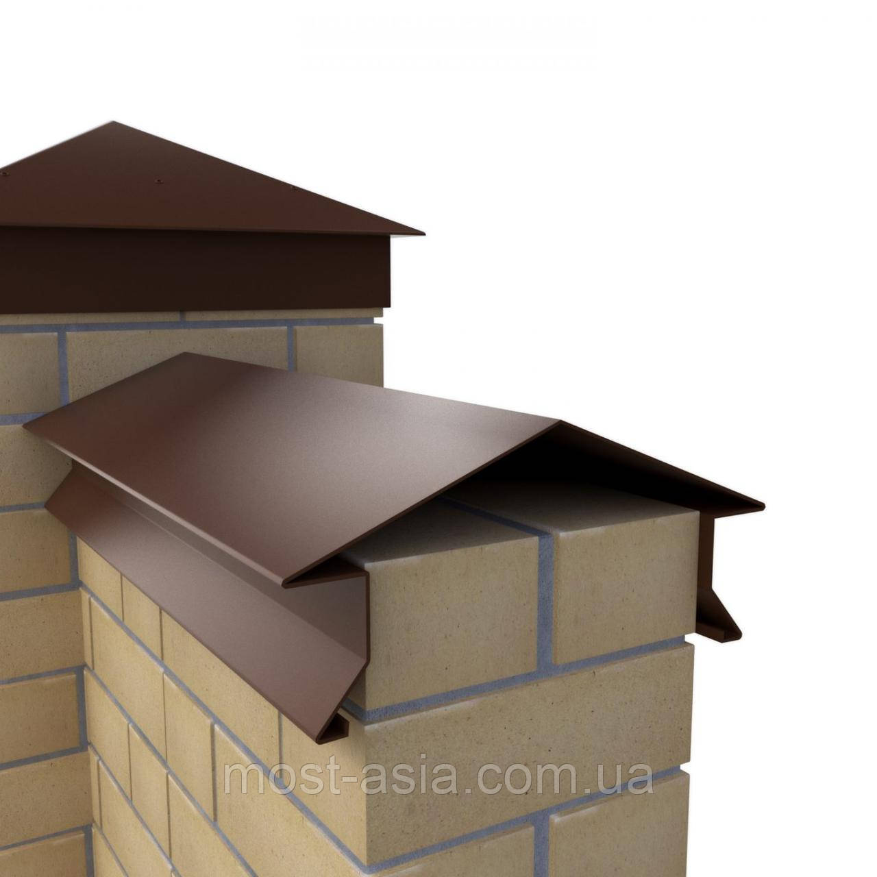 Парапети та ковпаки за розмірами.