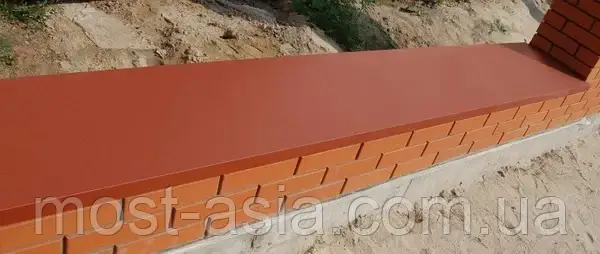 Парапети та ковпаки з профлисту для забору.