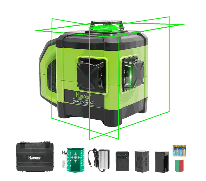 Лазерний рівень Huepar DT03CG, фото 1