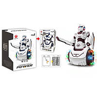 Робот іграшковий Persistent Power 22 см з мечем, світлом і музикою, на батарейках.