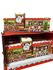 Новорічний адвент-календар 3D Kinder із шоколадними солодощами всередині 221 г