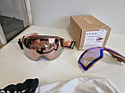 Гірськолижна маска Smith I/O MAG Mirage 2 Линзы ChromaPop Everyday Rose Gold / ChromaPop Storm Blue sensor Mirror, фото 2