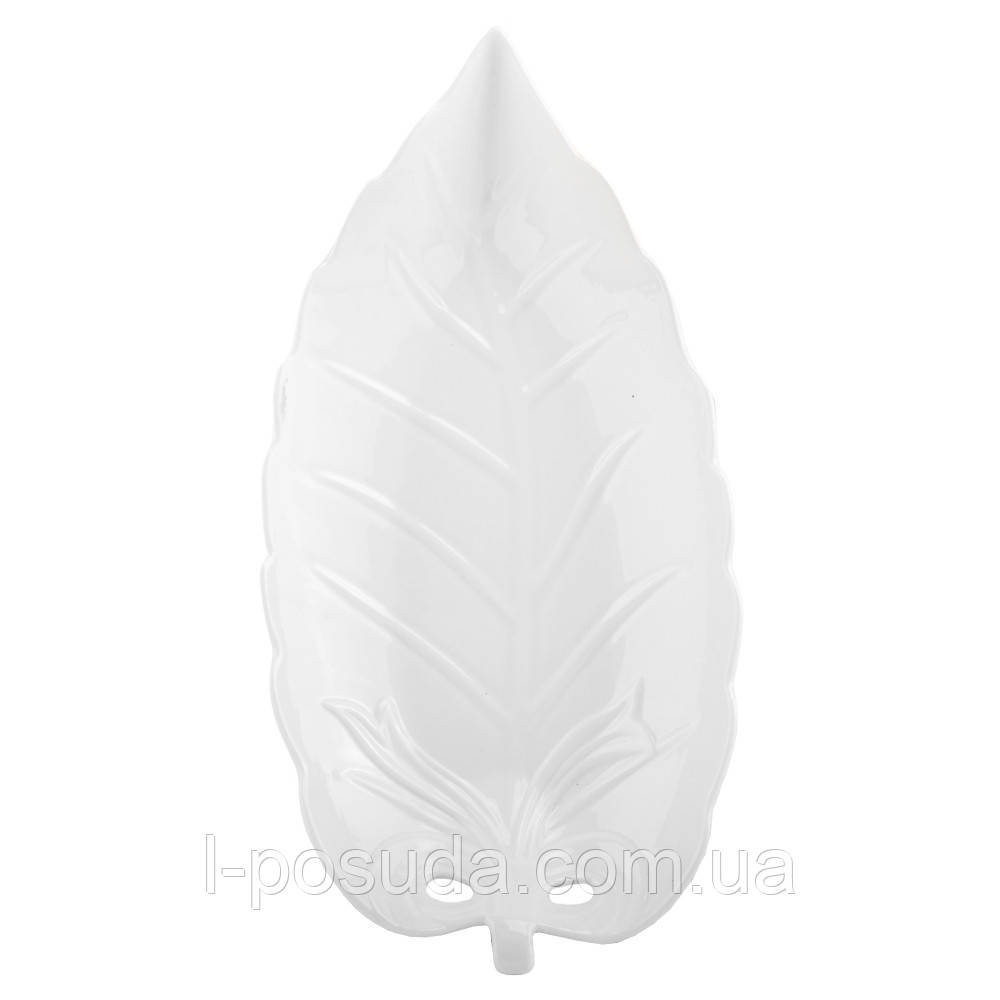 Блюдо сервірувальне Біле простирадло, біле, універсальне, фото 1