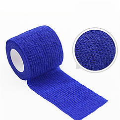 Бінт Coban 5см х 4,5м 1шт синій когезивний самофіксуючий еластичний