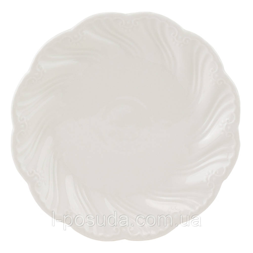 Тарілка десертна Зимова акварель 20 см - для святкової та повсякденної сервіровки, фото 1