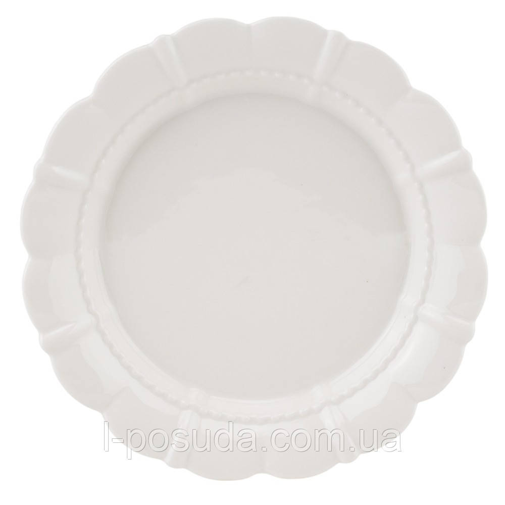 Тарілка десертна Wave of Dreams 20 см - стильна сервірувальна тарілка для закусок і десертів, фото 1