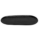 Тарілка сервірувальна “Симетрія”, велика, чорна, 31 см, фото 3