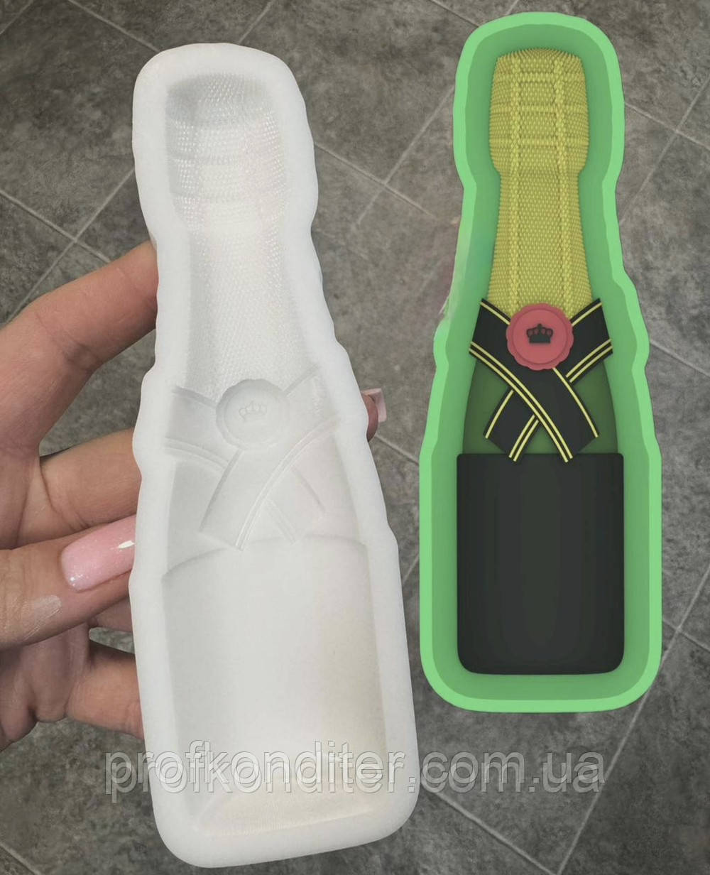 Ексклюзив! Силіконовий молд для шоколаду та ін "Шампанське", фото 1