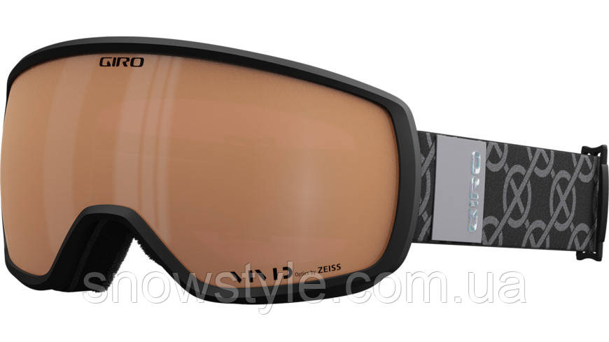 Гірськолижна маска Giro Balance II Black Monogram Лінза Vivid Copper S2, фото 1
