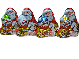 Шоколадна фігурка Святий Миколай Kinder Surprise новорічна з іграшкою всередині 75 г