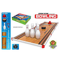 Настольный боулинг игра для всей семьи, поле 71×52 см, в коробке 31,5×26,5×6,4 см