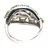 Каблучка. Натуральний перидот. Срібло 925., фото 3