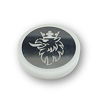 Ліхтарик емблема SCANIA синій неоновий 24V\Ø-95мм