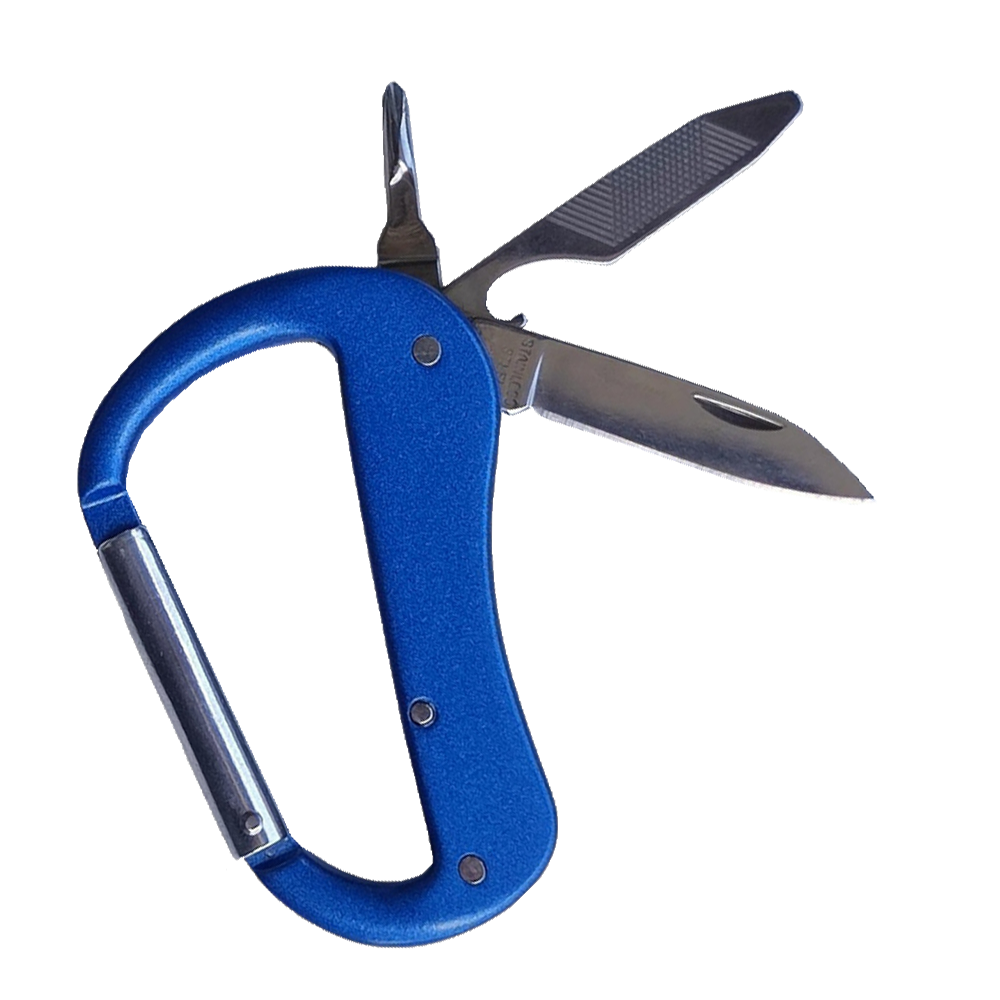 Карабін з мультитулом (4в1)