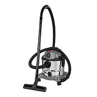 Пилосос будівельний 1.4 кВт, >17 кПа, бак 20 л, HEPA фільтр, шланг 3 м INTERTOOL DT-1025