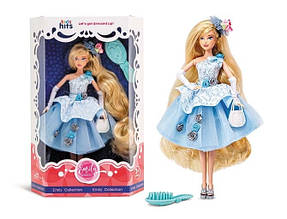 Лялька арт. KH23 ЕМІЛІЯ Emily Romantic короб. 23*34.5*6.2 см, 002-блакитний