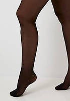 Колготки преміум якості 40 ден з шортиками Innamore Bella 40 чорні бежеві розмір 6, фото 6