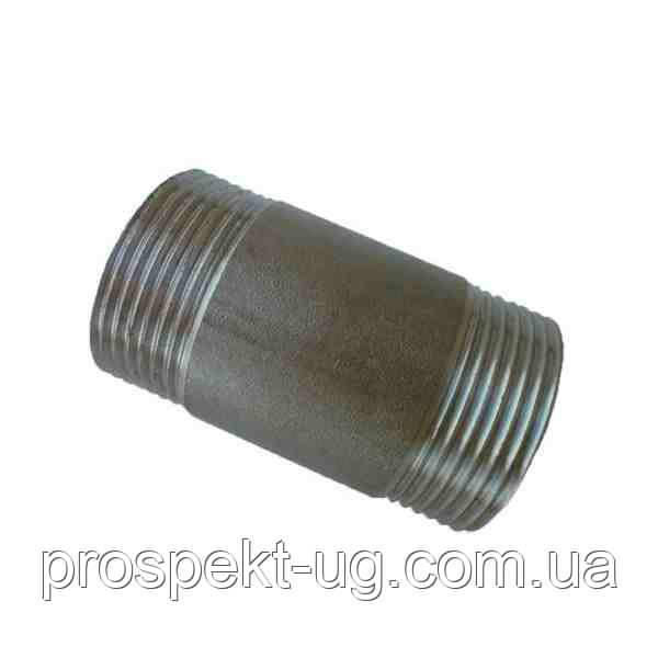 Бочонок сталевий Ду40 (1 1/2") ЗЗ (різьба зовнішня), фото 1