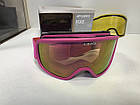 Гірськолижна маска жіноча Giro Moxie Pink Chute 2 лінзи Amber Pink S2 / Yellow S1, фото 5