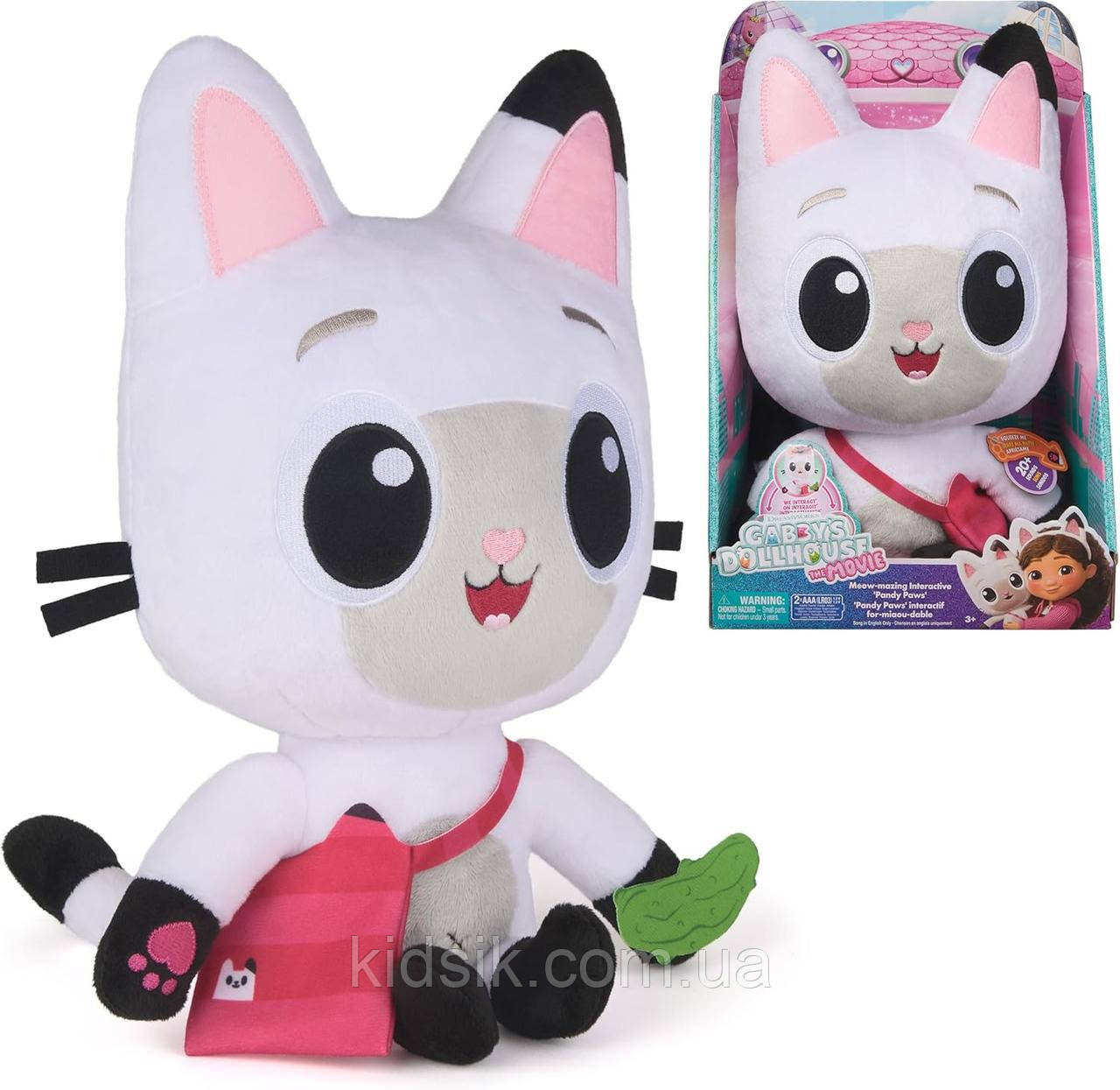 М'яка іграшка інтерактивний Пенді Лапки Meow-mazing Ляльковий будиночок Габбі: у кіно Gabby's Dollhouse: The Movie, фото 1