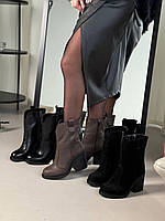 Сапоги зимние женские на каблуках на молнии 36-40