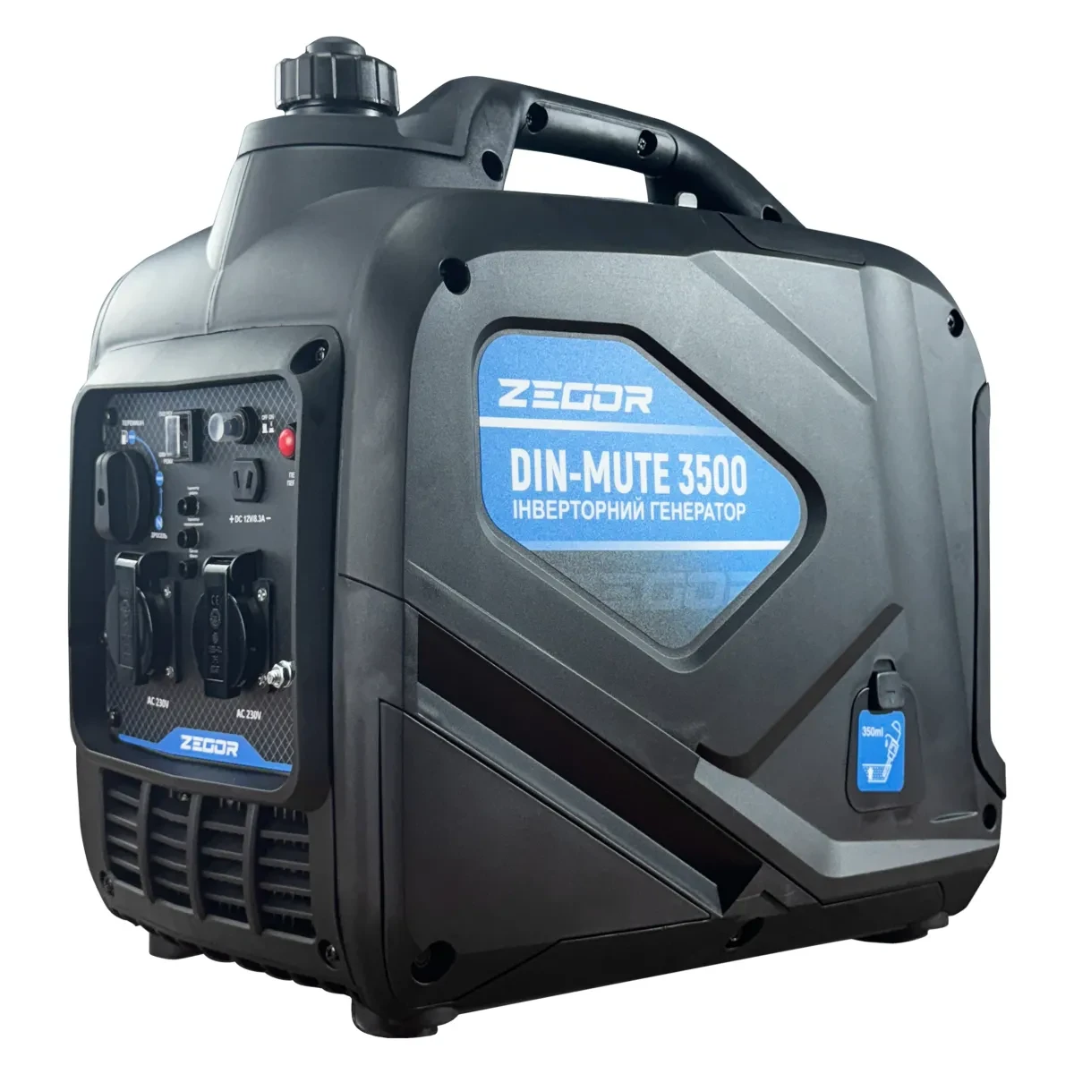 Інверторний бензиновий генератор закритого типу 3,5 кВт Zegor DIN-MUTE3500, фото 1