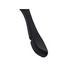 Пластикові плічки вішалки тремпеля 38 см чорні гачок хромований або золотий упаковка 5 шт, фото 2