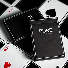 Карти гральні | Pure Black (Marked Edition) by TCC