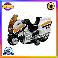 VS Дитячий мотоцикл Police HOT NEW масштаб 1:64 з безпечних матеріалів білий для хлопчиків іграшка транспорт 32T8_V1